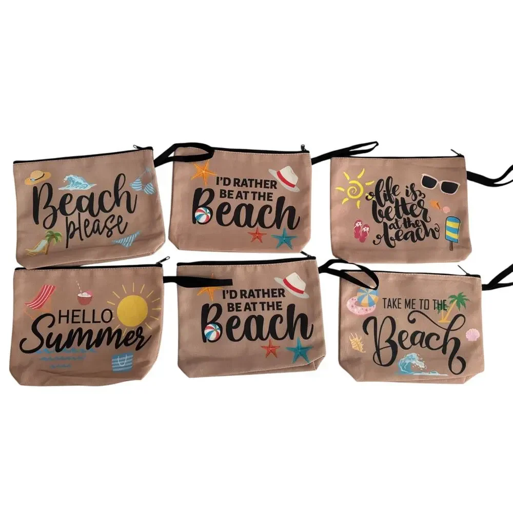 Summer Beach Party Favor Bundle 55 Pc Bags Pens Lip Balm Keychains All New